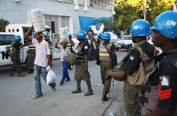 De VN-soldaten op Haïti worden verantwoordelijk gesteld voor de cholera-epidemie.