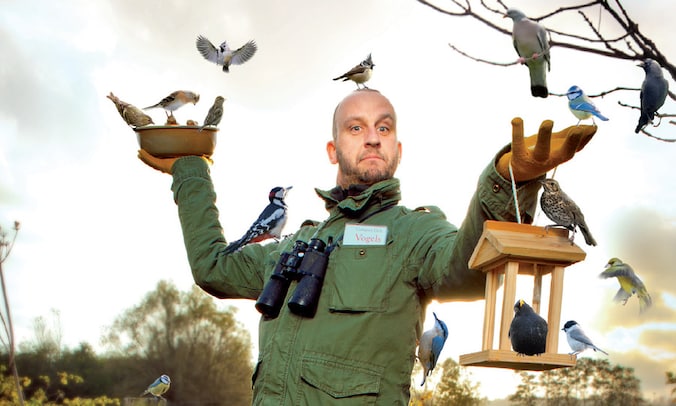 Natuurpunt heeft voor de actie 'het Grote Vogelweekend' acteur en vogelliefhebber Tom Van Dyck ingeschakeld.