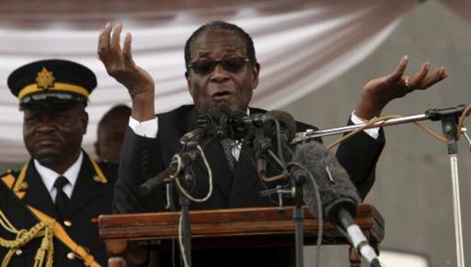 Zimbabwaans president Robert Mugabe