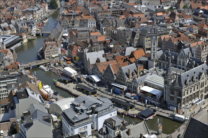 De Graslei in Gent, al 20 jaar de thuishaven van Polé Polé