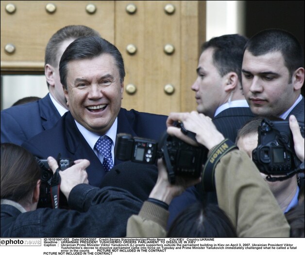 De Oekraïense premier Nikolaj Azarov.