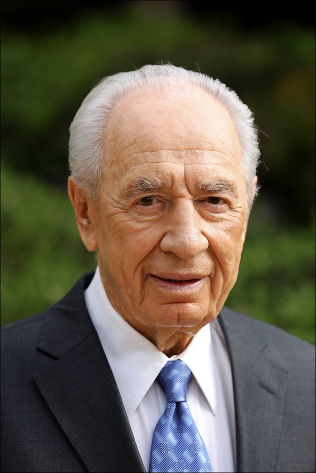De Israëlische president Shimon Peres.