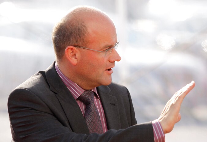 Philippe Courard (PS), staatssecretaris voor Maatschappelijke Integratie en Armoedebestrijding.