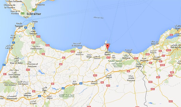 De leden van de terreurcel kregen training in een bos vlak bij de kustplaats Nador, in het noorden van Marokko.