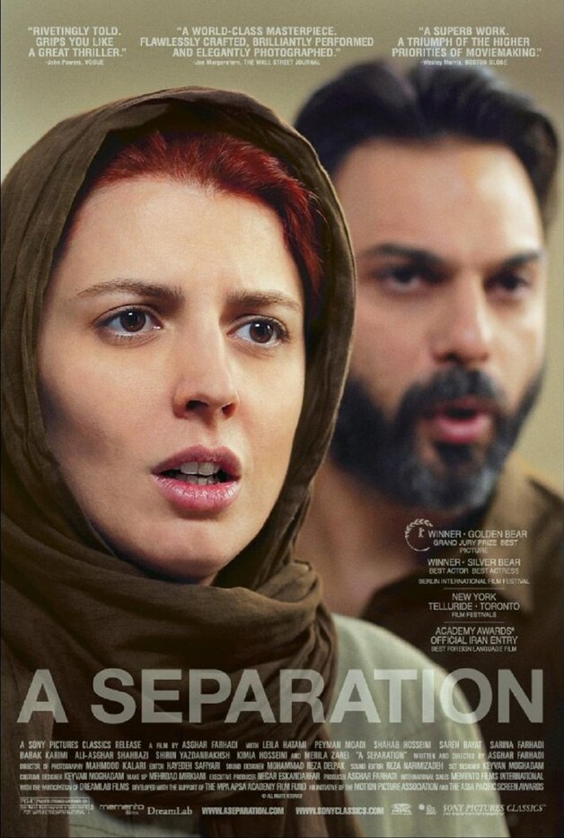 'A Seperation', topfavoriet in de categorie 'Beste Buitenlandse Film'.