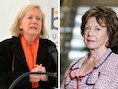 Brigitte Grouwels en Neelie Kroes
