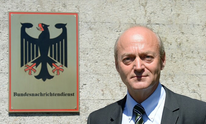 Gerhard Schindler, baas van de Duitse geheime dienst BND.