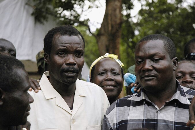 De Oegandese rebellenleider Joseph Kony, hier op een beeld uit 2006.