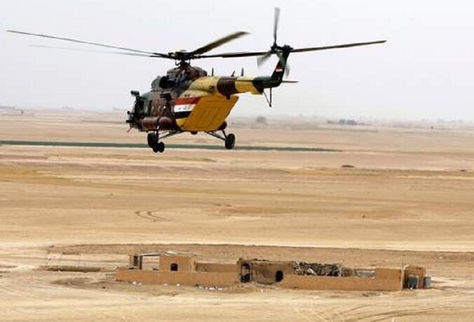 Een helikopter van het Iraakse leger (archieffoto)