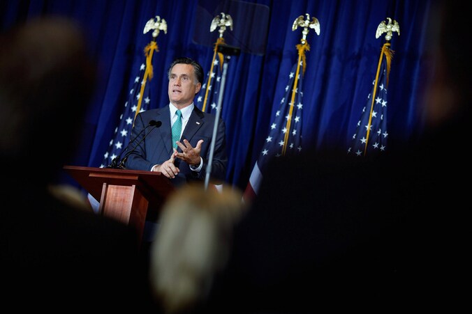 Presidentskandidaat Mitt Romney.