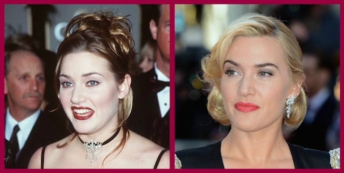 Kate in 1998 versus Kate in 2012.
