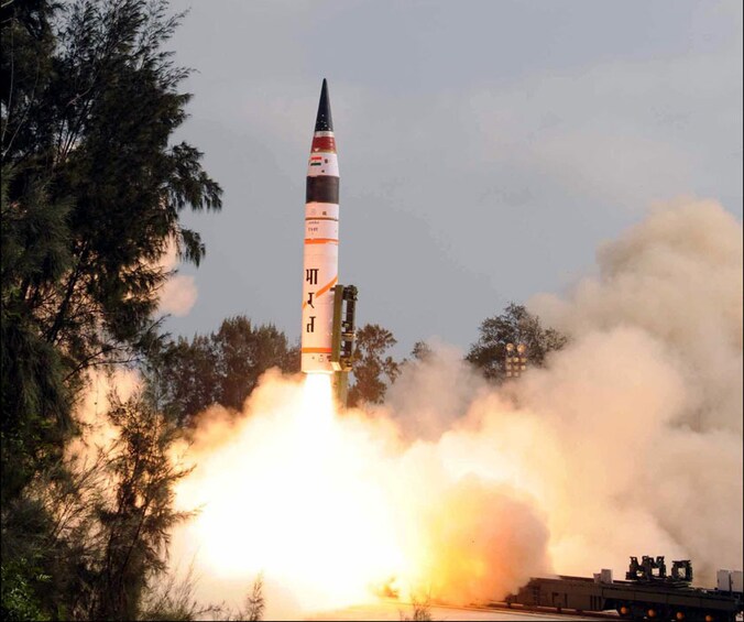 Op 19 april testte India al een Agni-V.