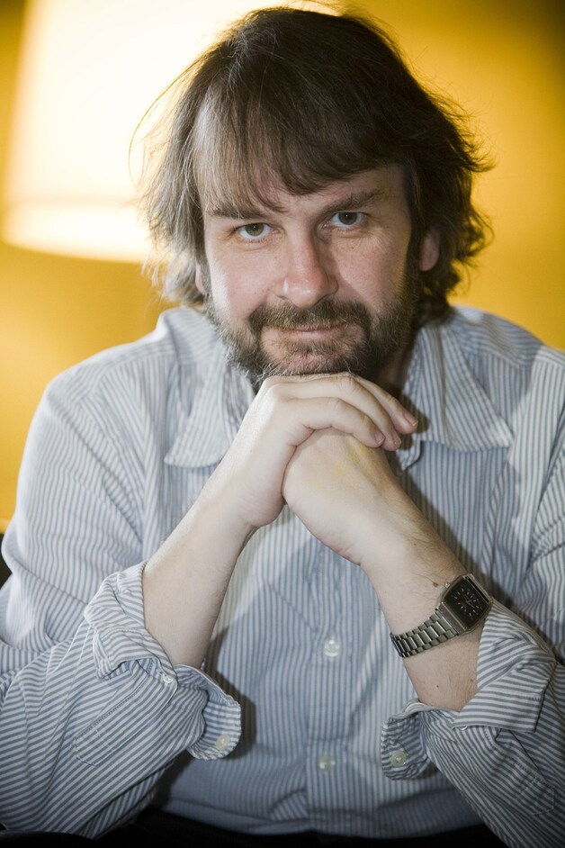 De sympathieke "killersblik" van Peter Jackson.