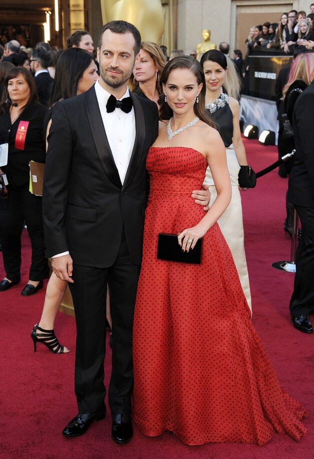 Benjamin Millepied &amp; Natalie Portman op de Oscars.