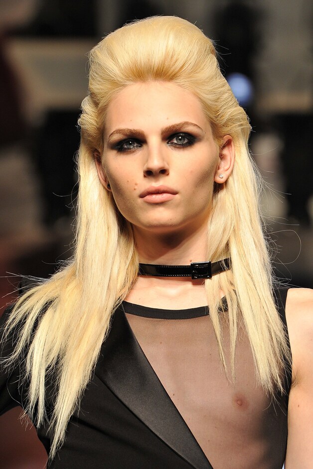 Pejic tijdens een defilé voor Jean-Paul Gaultier in 2012.