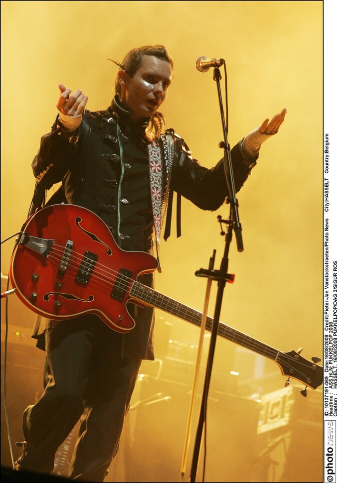 Jónsi, frontman van Sigur Ros.