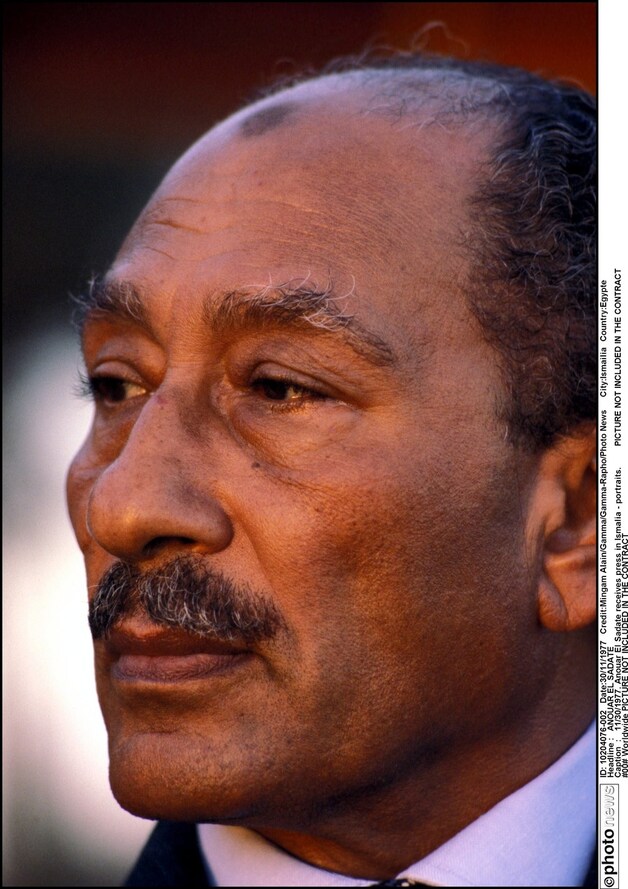 Anwar al-Sadat.