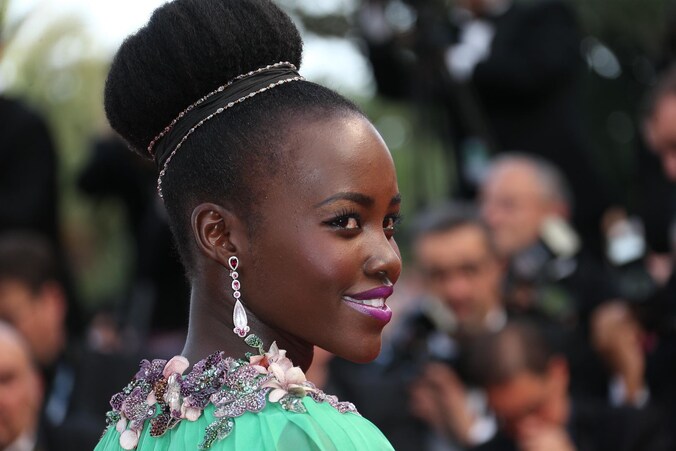 Actrice Lupita Nyong'o op het Filmfestival van Cannes 2015.
