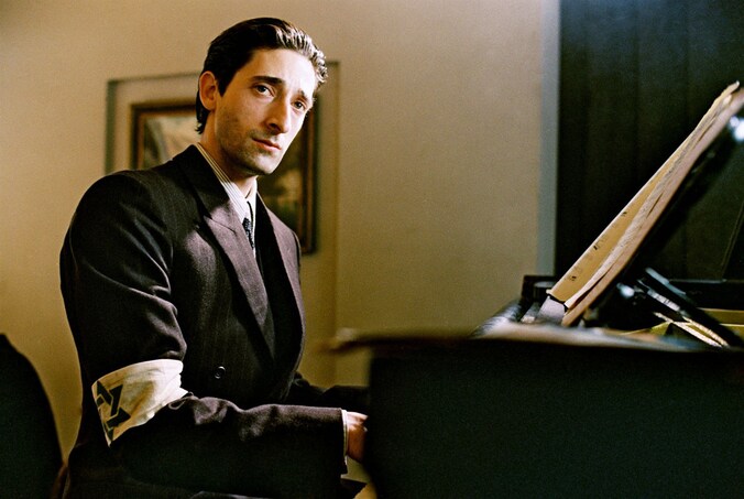 Adrien Brody als de Poolse pianist Wladyslaw Szpilman in 'The Pianist' uit 2002.