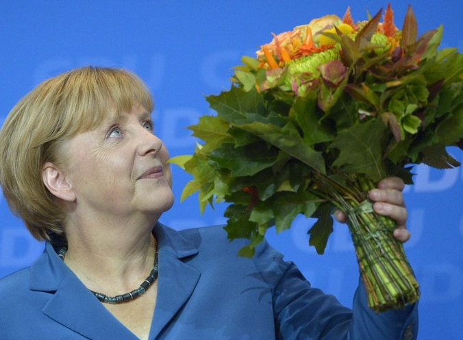 Angela Merkel.