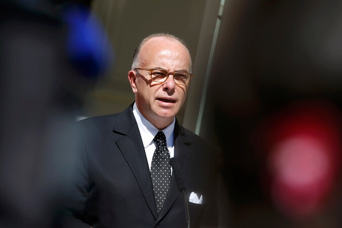 De Franse minister van Binnenlandse Zaken Bernard Cazeneuve.