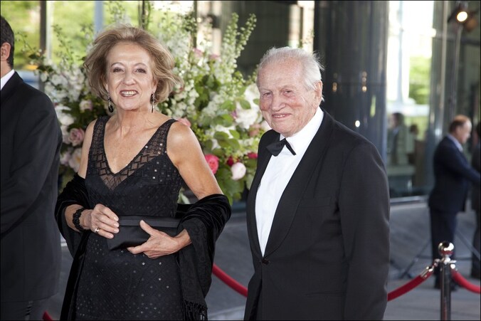Jorge Zorreguieta en zijn vrouw.