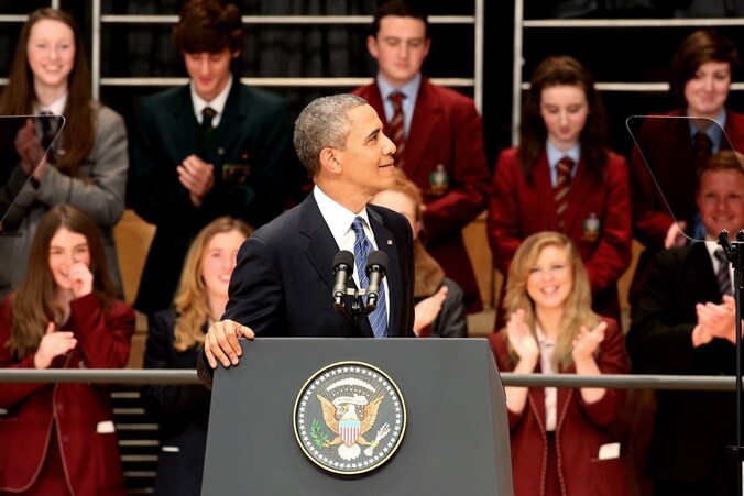 De Amerikaanse president Barack Obama.
