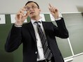 Onderwijsminister Smet op schoolbezoek.