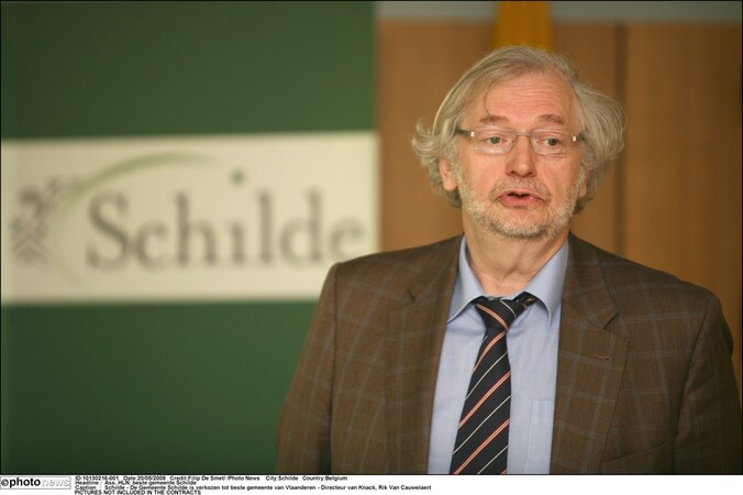 Journalist Rik Van Cauwelaert.