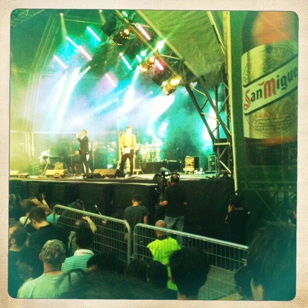The Walkmen stonden er gisteravond enigszins voor Piet Snot bij.