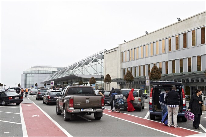 Brussels airport.