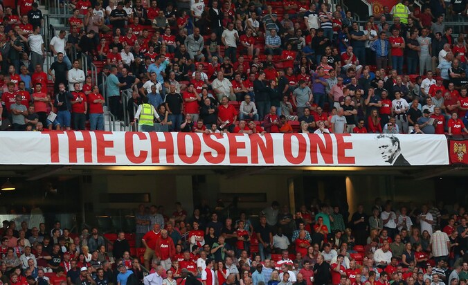 Het 'Chosen One-spandoek': hoe lang nog op Old Trafford?