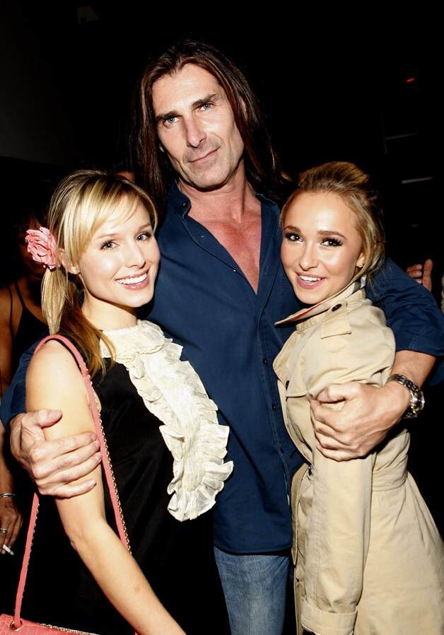 Fabio met Kristen Bell en Hayden Panettiere.