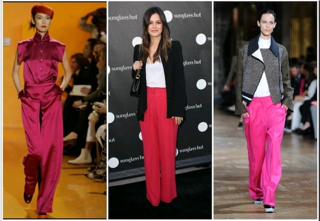 Door de hoge taille, lijkt Rachel Bilson in twee gekapt.