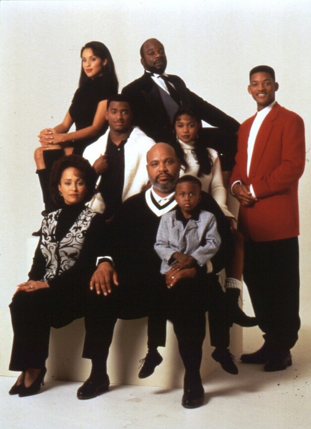 De cast van de serie The Fresh Prince of Bel Air