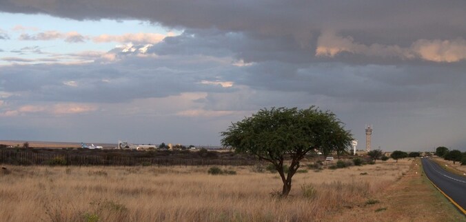Droogte in Namibië.