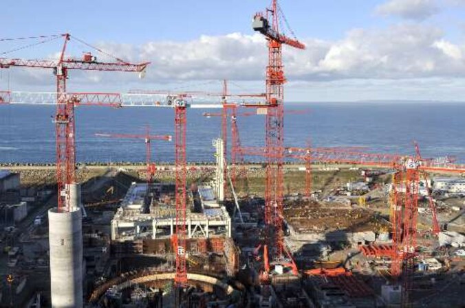 In Flamanville wordt momenteel de eerste EPR-kernreactor van Frankrijk gebouwd.