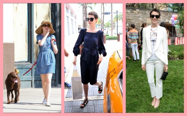 Anne in niet-zwarte outfits.