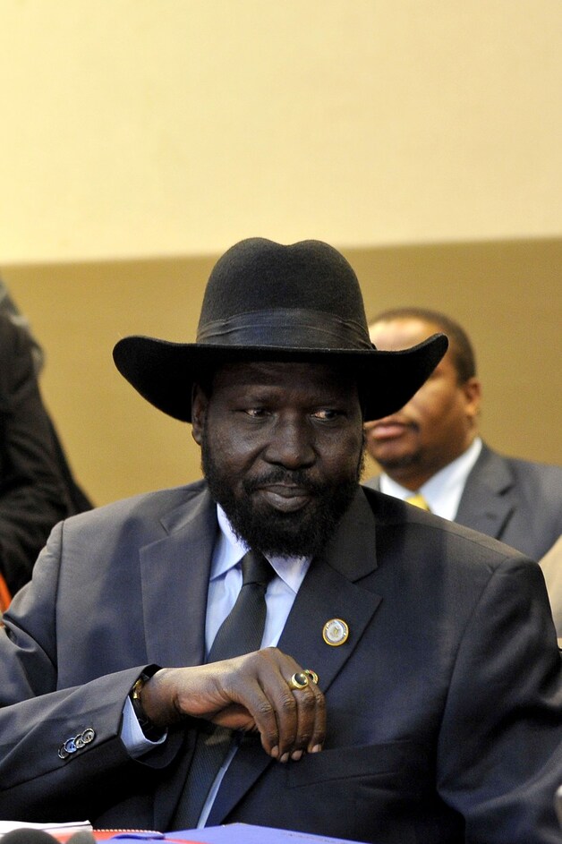 De president van Zuid-Soedan, Salva Kiir.