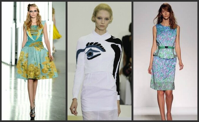 Rodarte &amp; Van Gogh, Jil Sander &amp; Picasso en Sportmax &amp; Monet