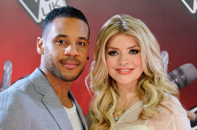 Holly Willoughby met copresentator Reggie Yates.