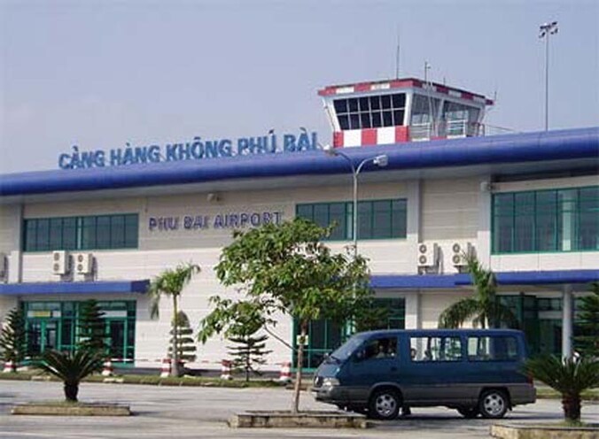 De Phu Bai-luchthaven nabij Hue.