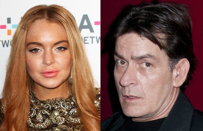 De opnames beloven dolle pret te worden: zowel LiLo als Sheen staan bekend om hun verleden in afkickcentra.