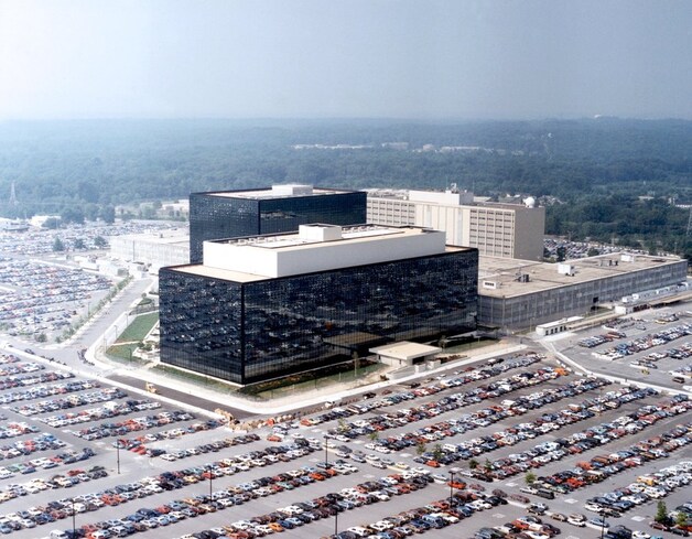 Het hoofdkwartier van de NSA in Maryland.