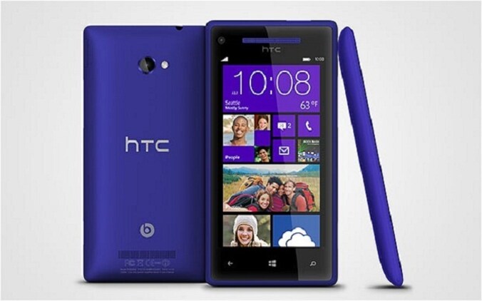 De HTC Windows Phone 8X.
