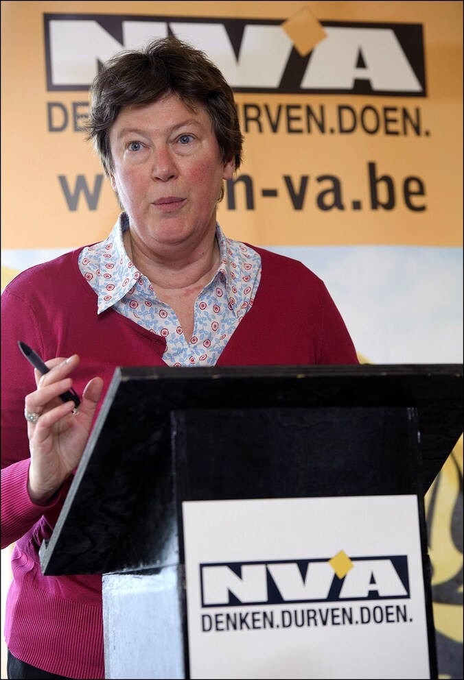 N-VA-fractieleidster Isabelle De Clercq.