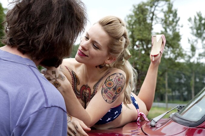 Johan Heldenbergh en Veerle Baetens in 'The Broken Circle Breakdown'.