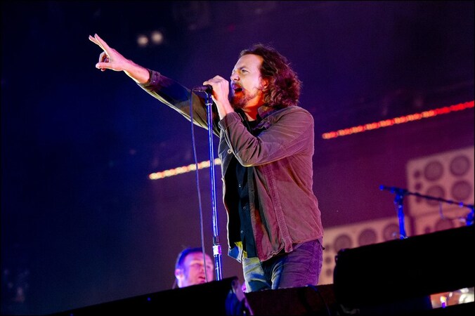 Eddie Vedder van Pearl Jam.