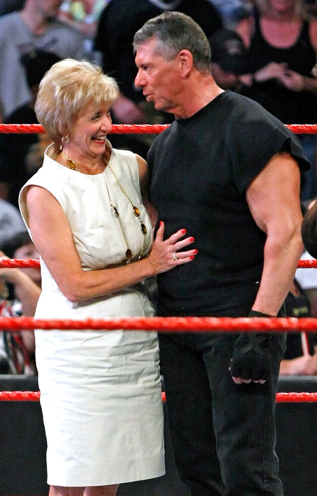 Linda en Vince McMahon.