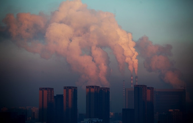 Een kolencentrale in China